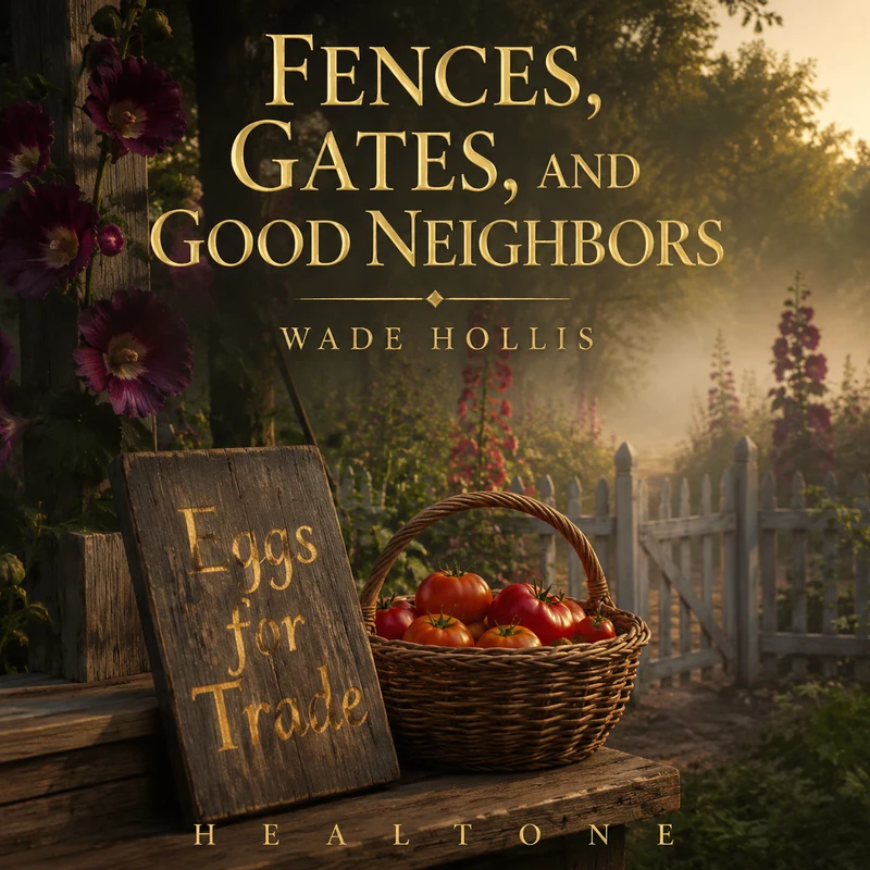 Fences, Gates, and Good Neighbors: Boundaries, borrowed tools, and the barter that builds a place