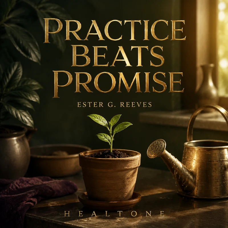 Practice Beats Promise: Why ten quiet minutes outdo a grand resolution