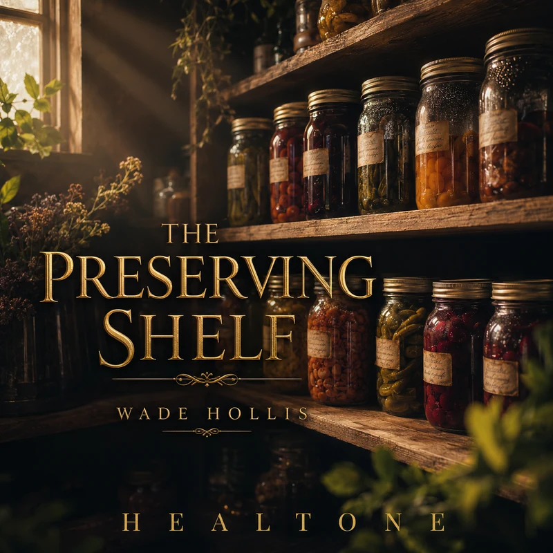 The Preserving Shelf: Canning, drying, and fermenting the garden's surplus
